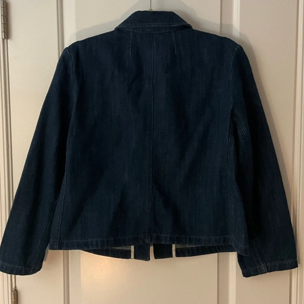 J.Crew Dark Blue Blazer with Brass Accents - Picture 5 of 6